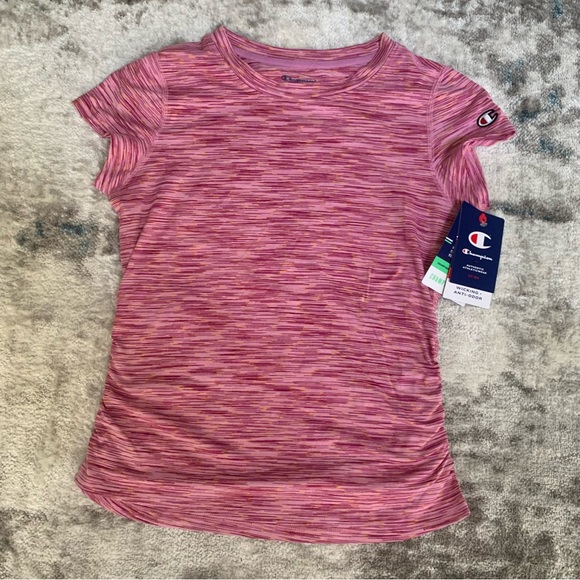 Champion Women’s Soft Touch Ruched Tee, - Picture 4 of 8